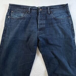 Simon Miller Gunnison Selvedge Jeans Mens 36x34 Narrow Dark Wash Blue USA Cotton